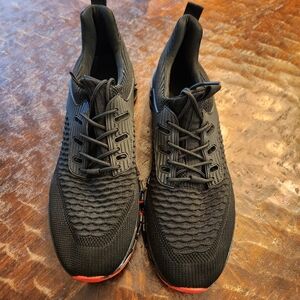 Women's or Men's Running Shoes Blade Non Slip Fashion Sneakers Size EUR 46 Black